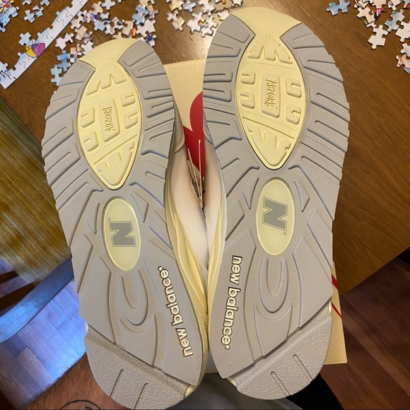 New Balance 990v2 X Teddy Santis X Aime Leon Dore ALD “Sea Salt” Size 9 NWT - Picture 4 of 4